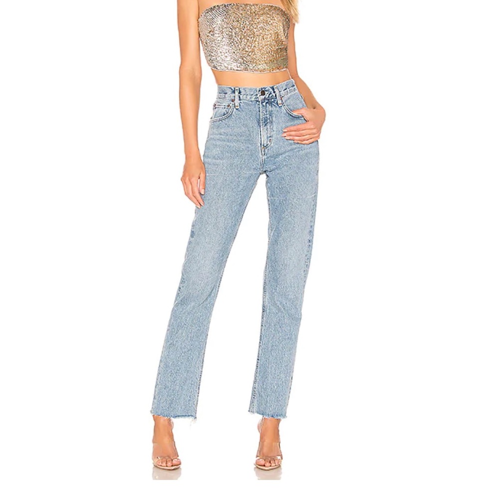 Agolde Cherie High Rise Straight Jean